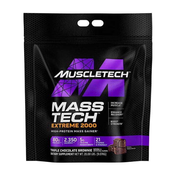 Sữa Tăng Cân Tăng Cơ MuscleTech Mass-Tech Extreme 2000 20lbs ( 9.07 Kg)