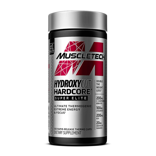 Viên Uống Giảm Cân Tăng Cường Năng Lượng Hydroxycut Hardcore Super Elite (120v)